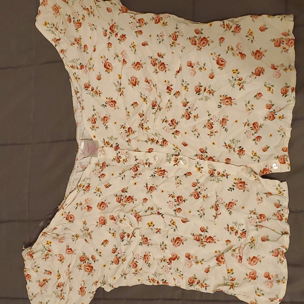 xxxl boho floral top